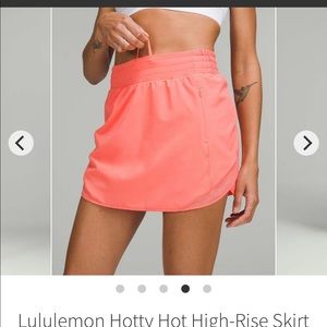 NWOT Hotty Hot Skirt size 6 Raspberry Cream